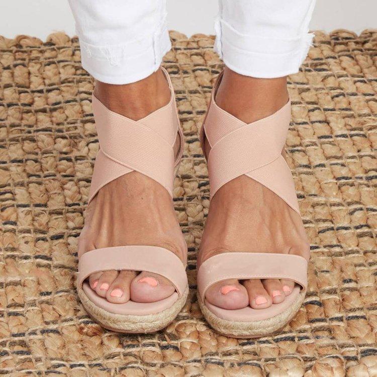 Women's Shoes Plus Size Wedge Heel Hemp Rope Sandals