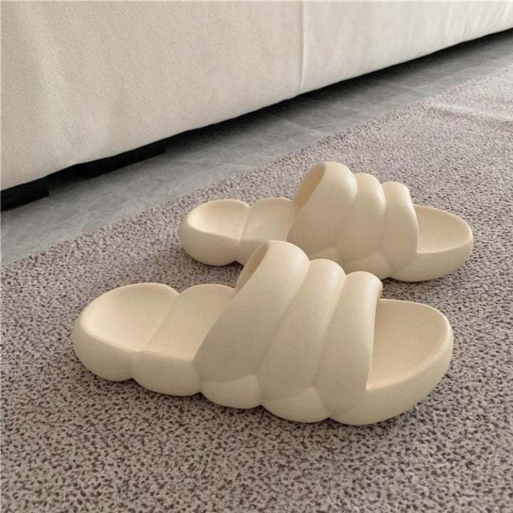 Home Fashion Thick-Sled Non-Slip Slippers