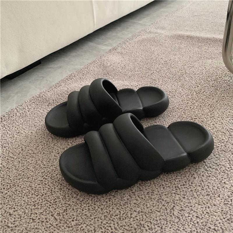 Home Fashion Thick-Sled Non-Slip Slippers