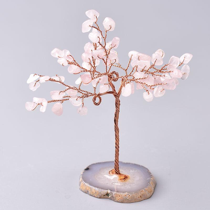 Natural Crystal Tree Ornaments Office Decoration