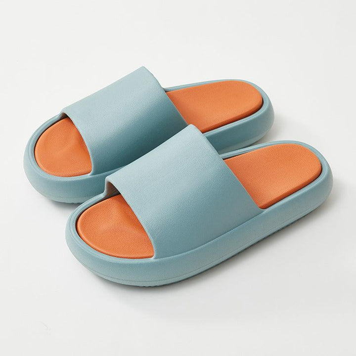 Ladies' Thick-Soled Sandals And Slippers With Shit Feeling