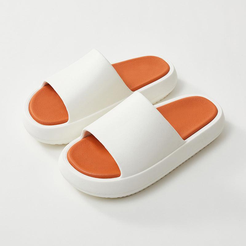 Ladies' Thick-Soled Sandals And Slippers With Shit Feeling