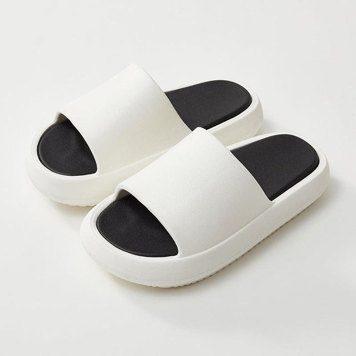 Ladies' Thick-Soled Sandals And Slippers With Shit Feeling