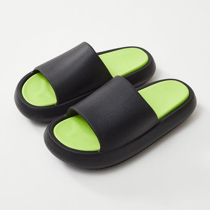 Ladies' Thick-Soled Sandals And Slippers With Shit Feeling