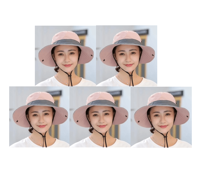 Outdoor sunshade hat couple fisherman's hat