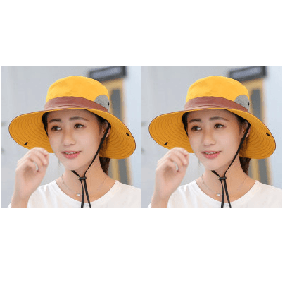 Outdoor sunshade hat couple fisherman's hat