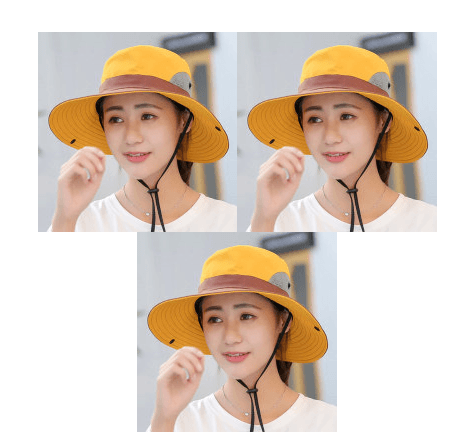 Outdoor sunshade hat couple fisherman's hat