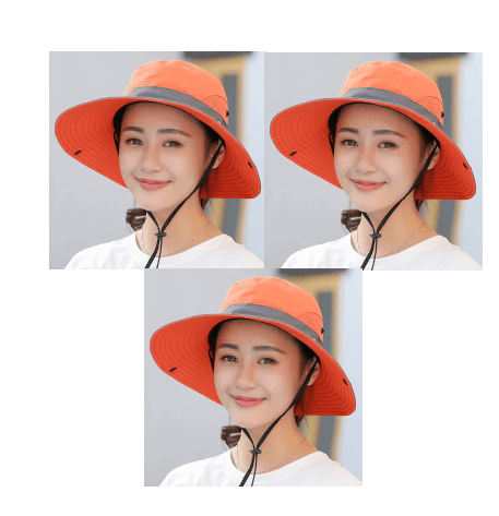 Outdoor sunshade hat couple fisherman's hat