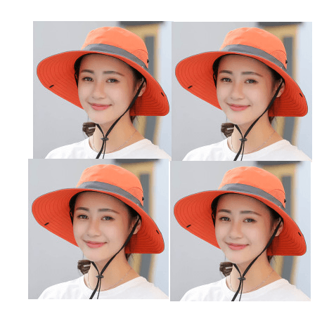 Outdoor sunshade hat couple fisherman's hat