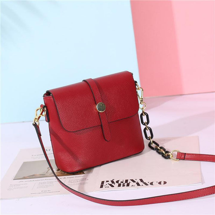 2021 New Export Foundry Withdraw The Cabinet Soft Leather Messenger Small Bag