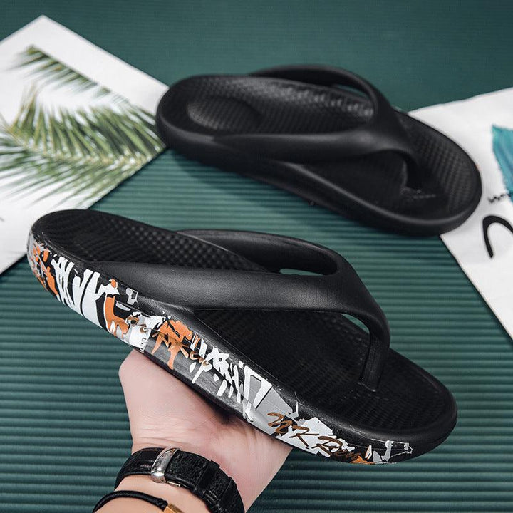 Summer Couple Flip-flops Fashion Casual Sandals Soft And Comfortable Indoor And Outdoor