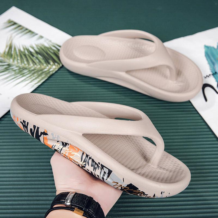 Summer Couple Flip-flops Fashion Casual Sandals Soft And Comfortable Indoor And Outdoor