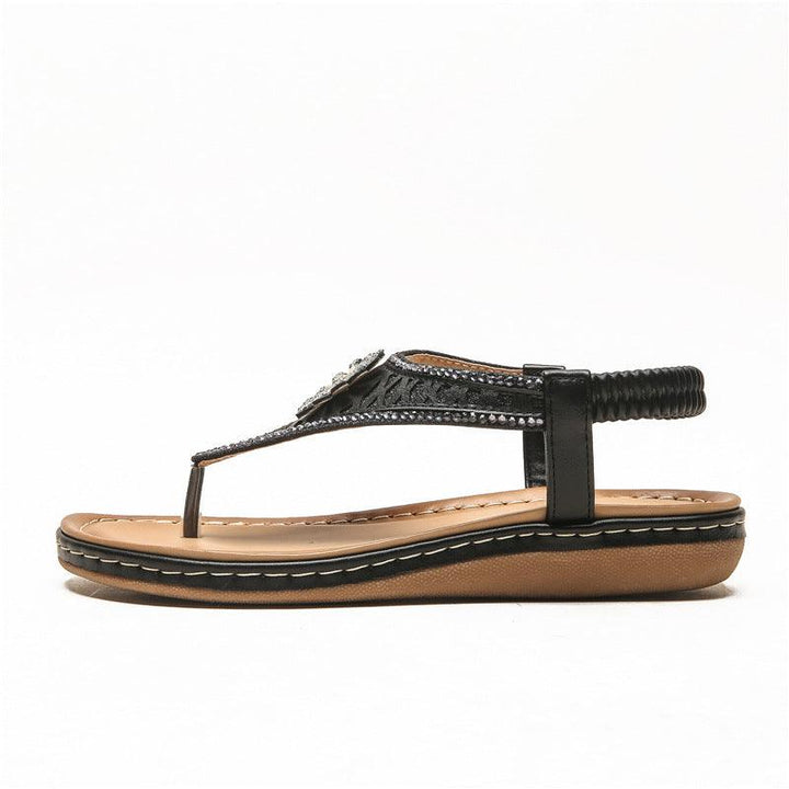 Sub-fashion Flat-bottomed Flip Flops