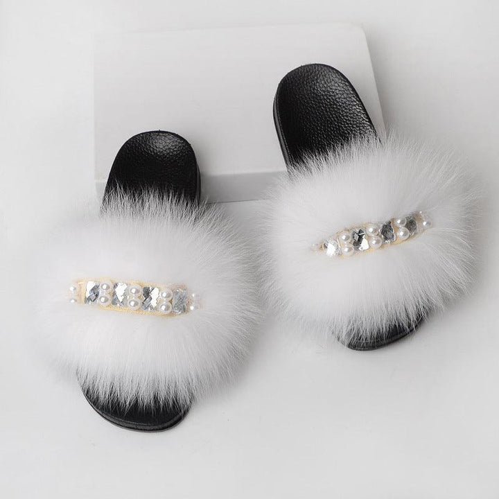 Fashion Simple Ladies Wool Slippers