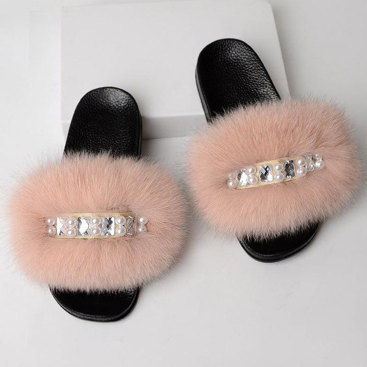 Fashion Simple Ladies Wool Slippers