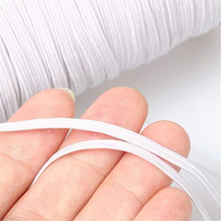 3mm 182m Long LIUMY White Elastic Elastic Band Elastic Soft Belt