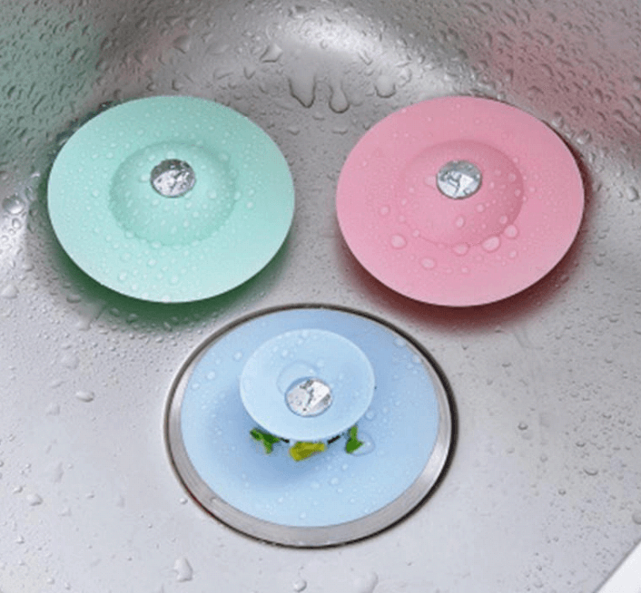 Shower Drain Stopper Plug Bathtub Cover Hot Bath Tub Sink Strainers Hair Catchers - MRSLM