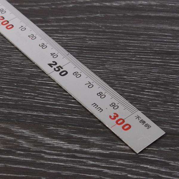 150 x 300mm Metric Square Ruler Stainless Steel 90 Degree Angle Corner Ruler