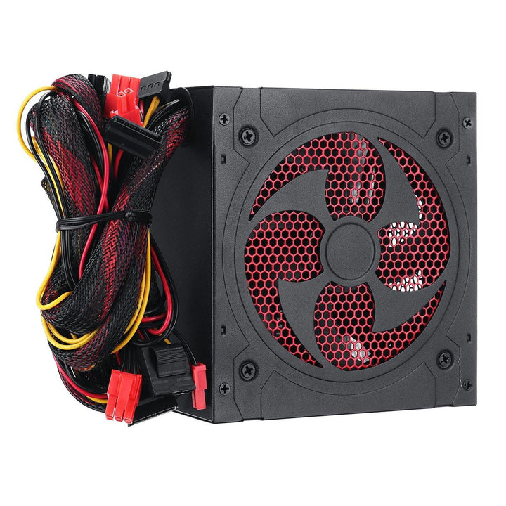 1000W Silent PC Power Supply Gaming PCI SATA ATX 12V 2.31 LED Fan Computer