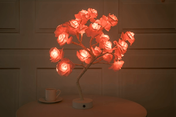 Rose Flower Tree LED Lamp