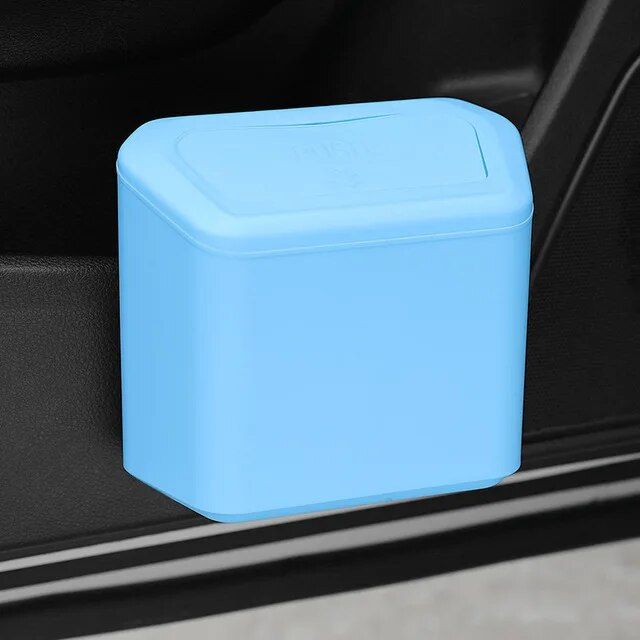 Compact Pressing Car Trash Bin