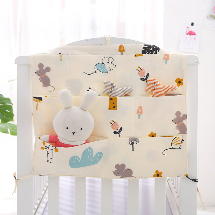 Baby Crib Bedside Hanging Multifunction Storage Bag - MRSLM