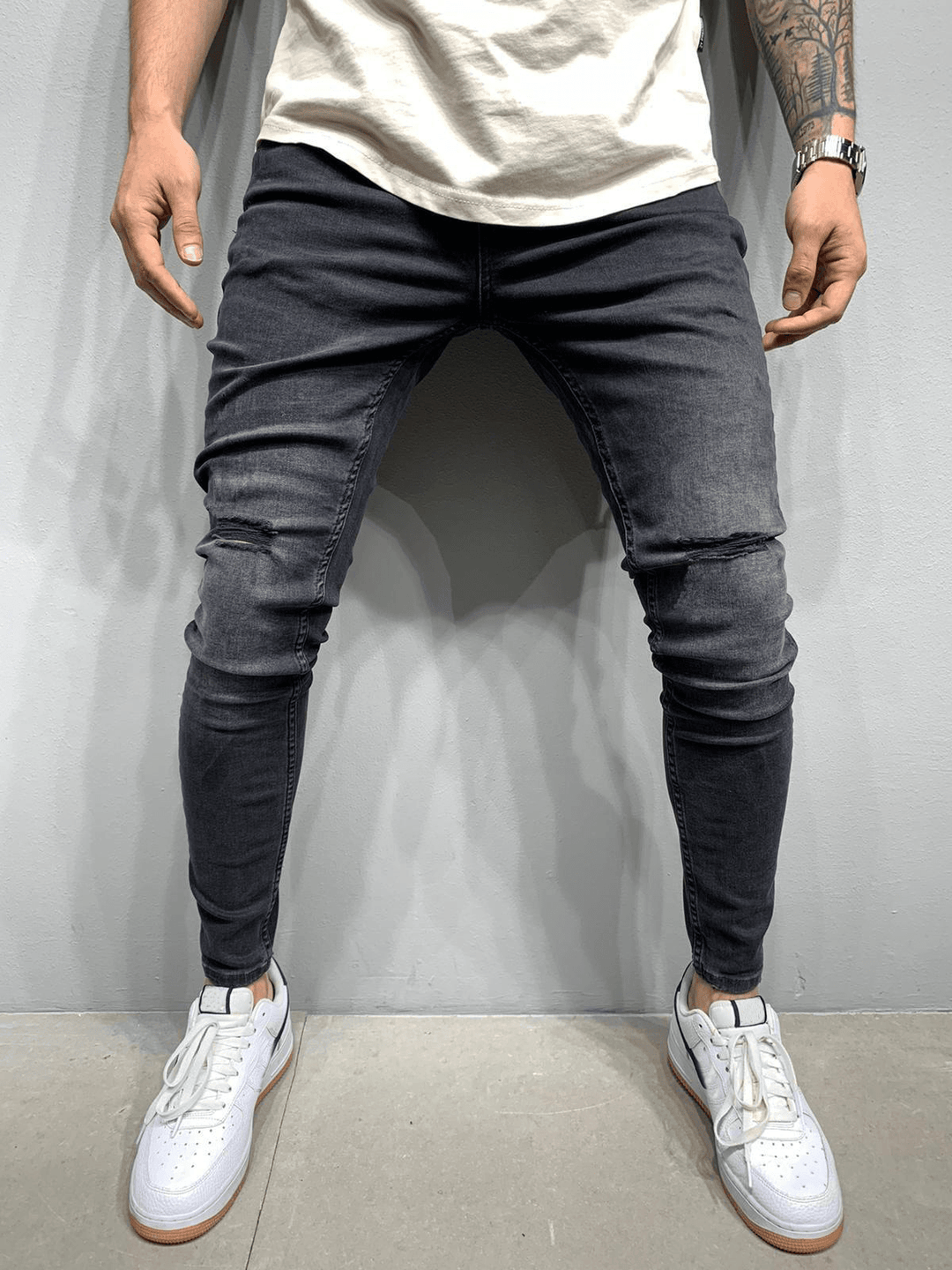 Men'S Fashion Stretch Stiletto Jeans