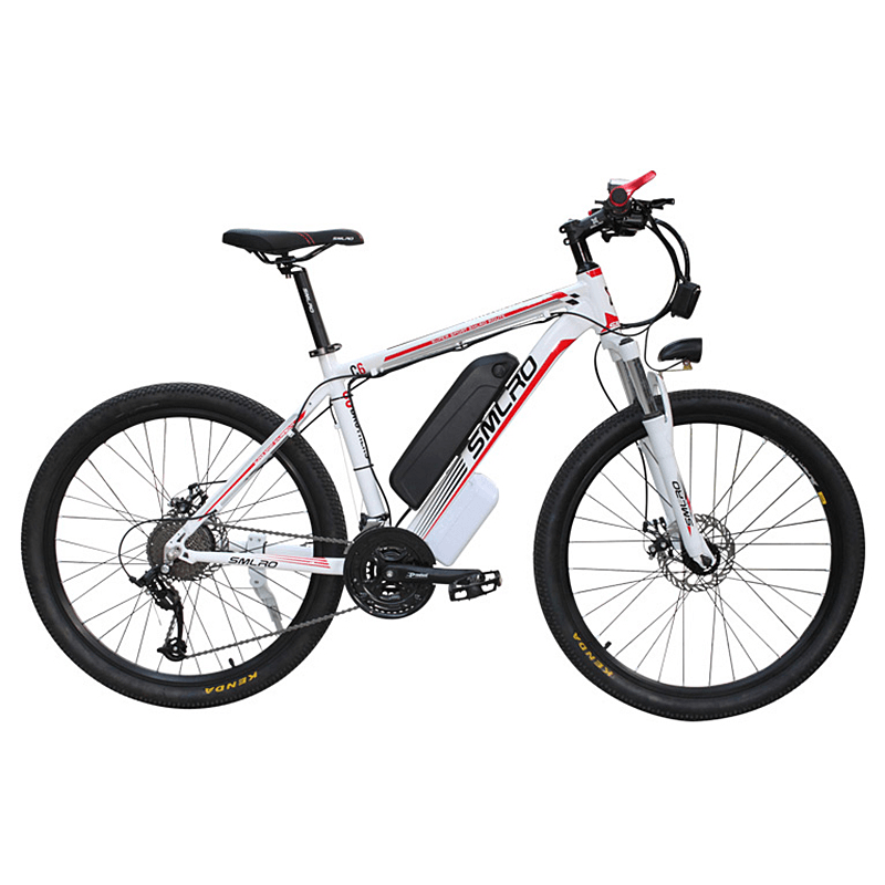 SMLRO C6 48V 13Ah 1000W 26In Electric Moped Bicycle Electric Bike 35Km/H Max Speed 60Km Max Range E Bike