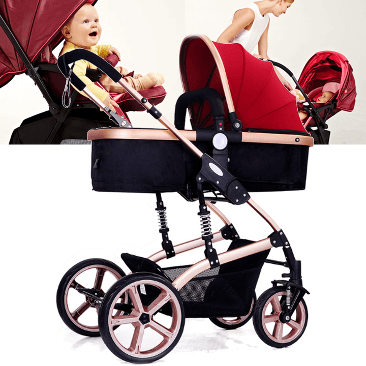 High View Pram Travel System 3 in 1 Combi Stroller Baby Child Pushchair