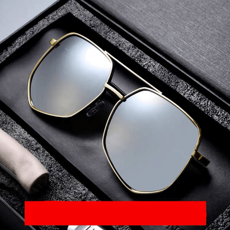 Trend Eye Men'S Polarized Sunglasses Driving Special Day and Night Net Red Glasses