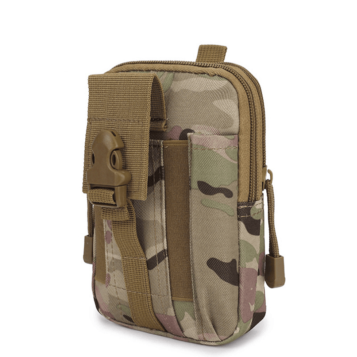 BENNIU BL064 Oxford MOLLE System Camouflage Military Tactical Waist Bag Outdoor Waterproof Sports Waist Bag Crossbody Bag