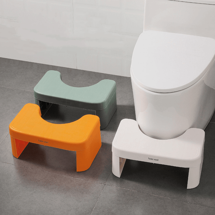 Creative Toilet Stool 35¬∞ Assist Defecation Stable and Antiskid Strong Bearing Curve Fitting