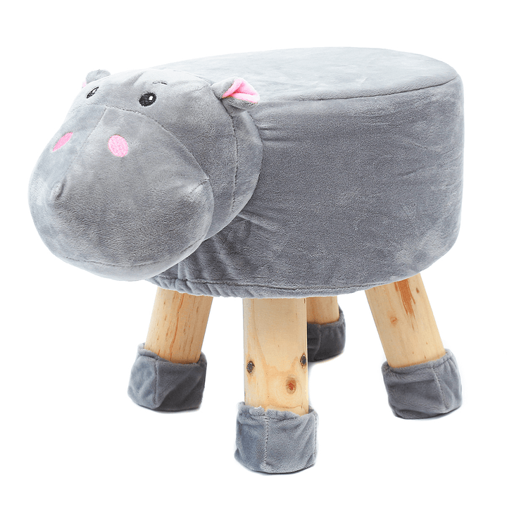 Animal Footstool Ottoman Footrest Stool Foot Rest Small Chair Seat Sofa Couch Wooden Chair for Children