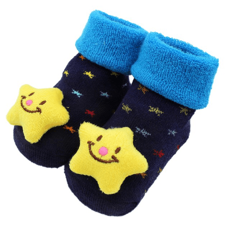 Stitching Doll Socks Baby Baby Floor Socks - MRSLM