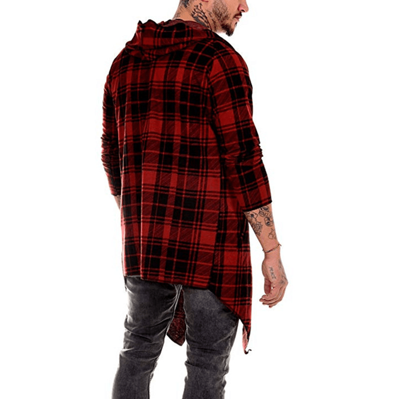 Men'S Casual Plaid Color Matching Men'S Casual Sweater