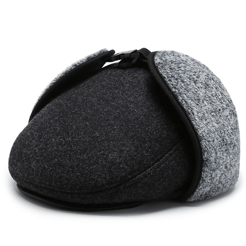 Thickened Earmuffs and Velvet Warm Cotton Cap