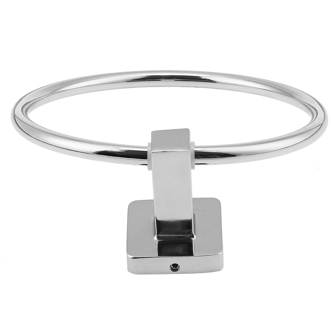 Stainless Steel Paper Tissue Holder Rack Hanger Towel Ring Wall Mounted Shelf