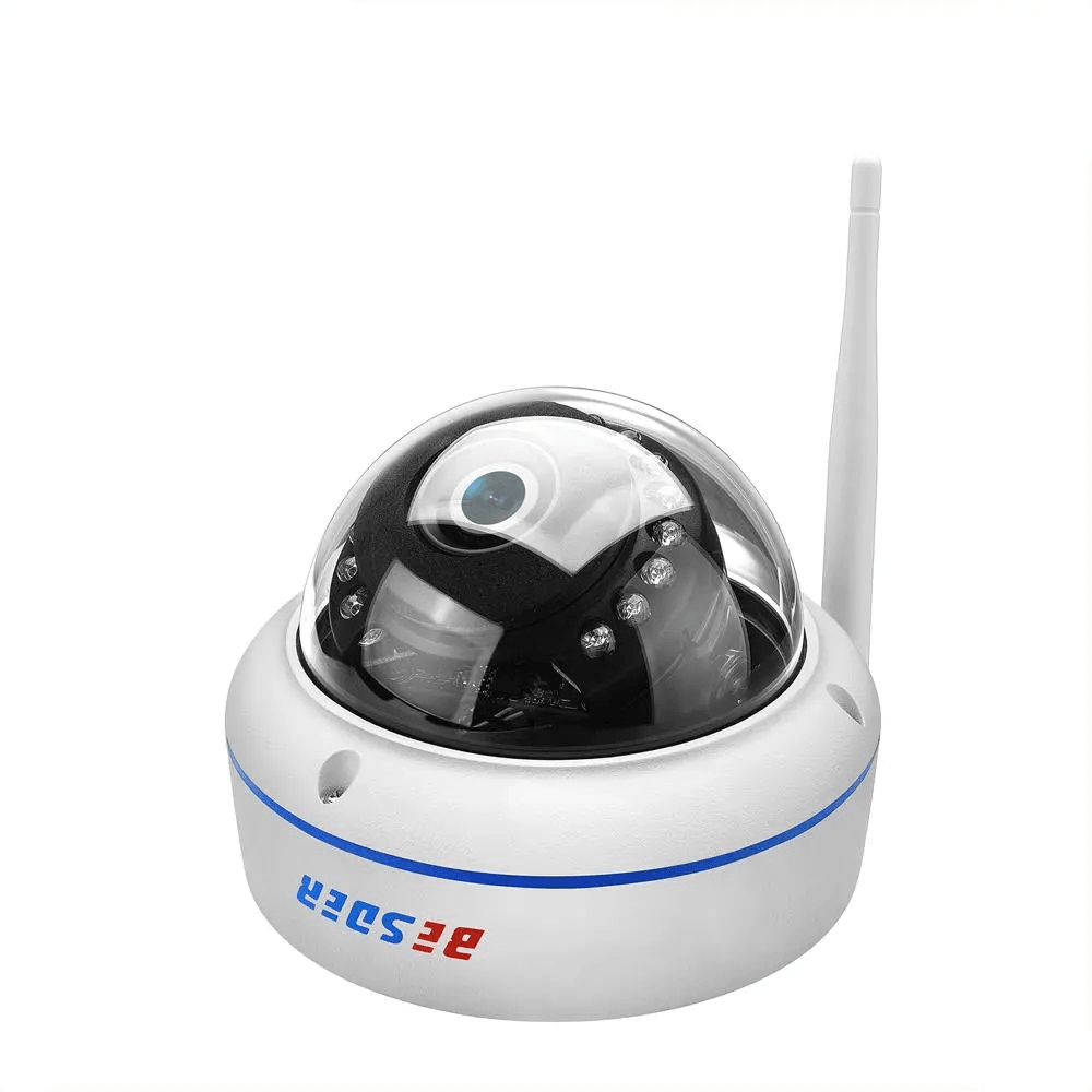 BESDER 6003MW-HX201 Vandal-Proof 1080P HD IP Camera Wifi AP Hotspot ONVIF P2P Moving Detection Alert Dome Security Baby Monitors