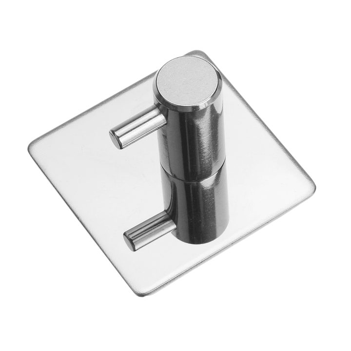 Stainless Steel Bathroom Robe Hooks Chrome Metal Towel Clothes Holder