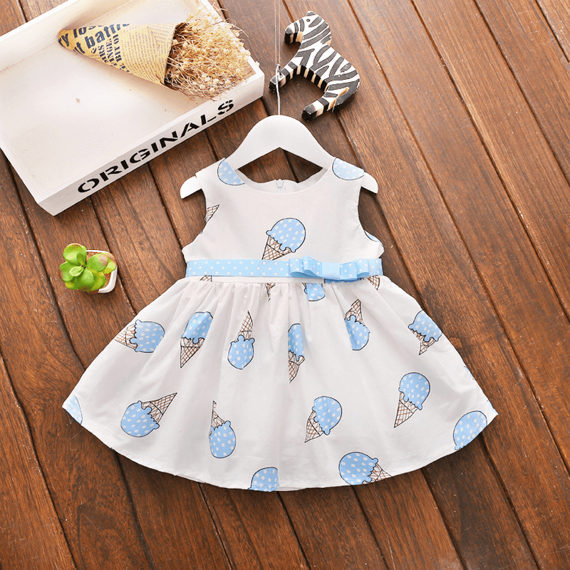 Female Baby Girls Summer Dress Cotton Dress 0-3 Years 1 Baby Girl Princess Skirt Dress