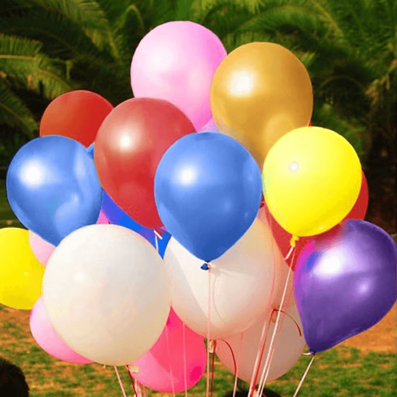 100Pcs Wedding Party Latex Balloons Pearl Balloon Birthday Festival Pearl Balloon