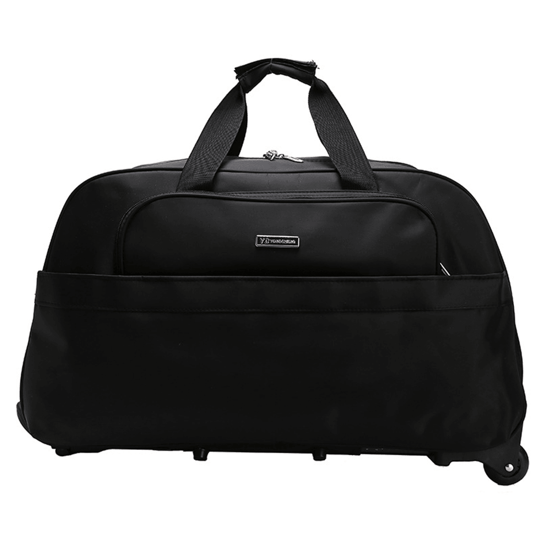 High Capacity Travel Duffle Luggage Trolley Bag with Wheels Rolling Suitcase Travel Bags Carry-On Bag