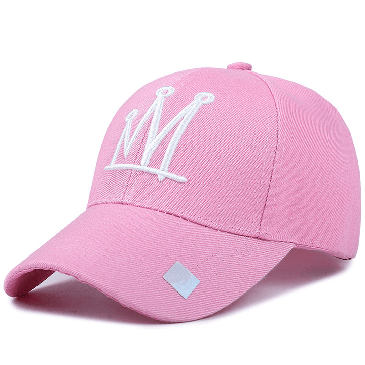 Embroidered Peaked Hat Women Alphabet Baseball