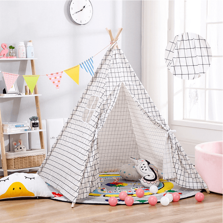 Children'S Tent Portable Kids Playhouse Game Toys Storage Tent Home Garden - MRSLM