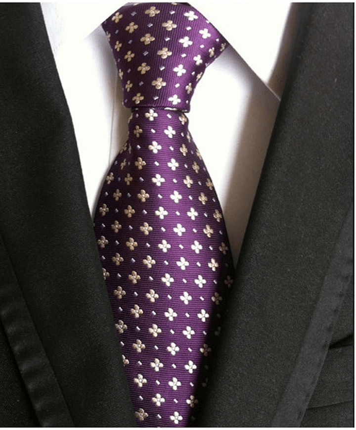 Men S Tie 8Cm Business Gentleman British Formal Wear