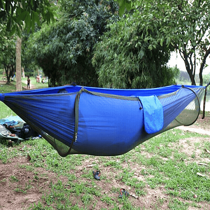 Outdoor Portable Camping Parachute Hammock Hanging Swing Bed with Mosquito Net