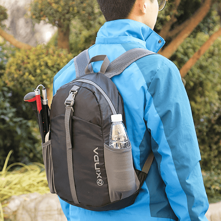 XINDA 18L Folding Backpack Leisure School Student Bag Waterproof Hiking Travel Mountain Camping Storage Bag