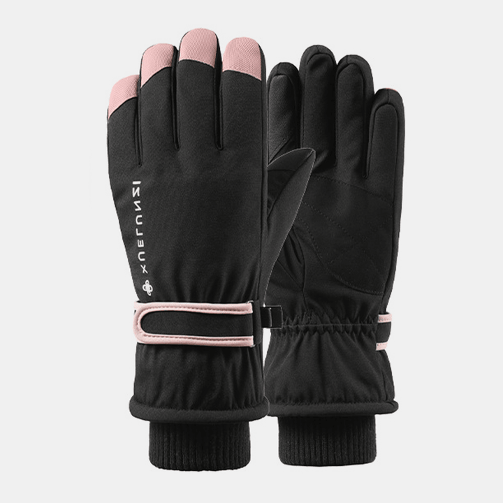 Women Screentouch Windproof Waterproof Riding Skiing Warm Sport Full-Finger Gloves - MRSLM