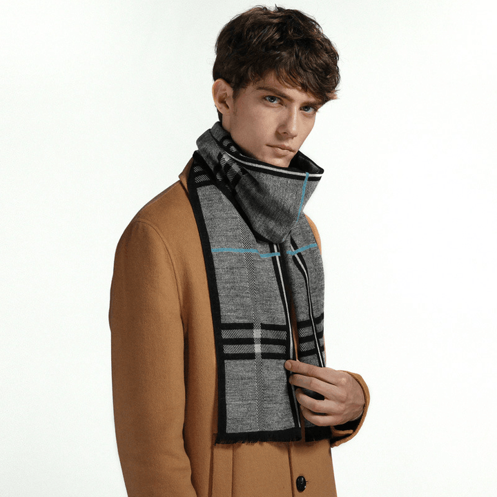 Men'S Extended Cashmere All-Match Warm Scarf