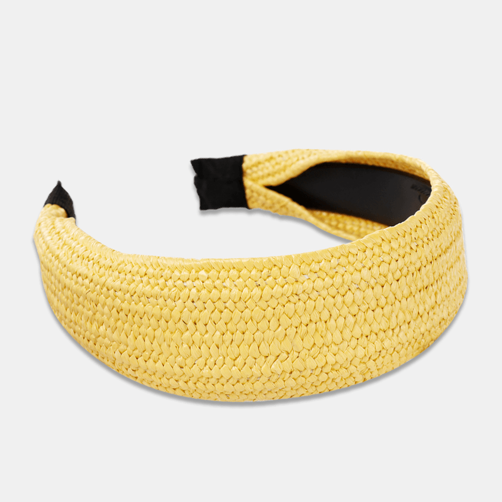 Simple Hand-Woven Lafite Headband Ladies Accessories